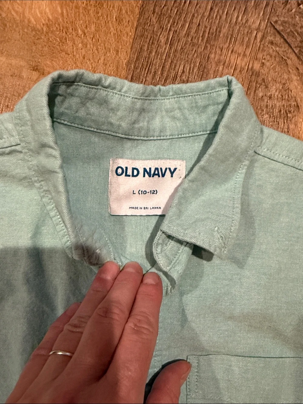 Boys' Short-Sleeve Button-Up Shirt & Polo - Size L